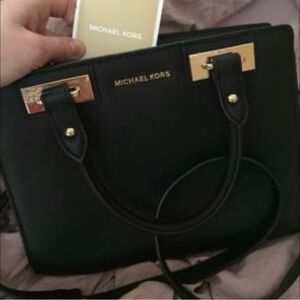 Michael Kors Black Satchel Bag